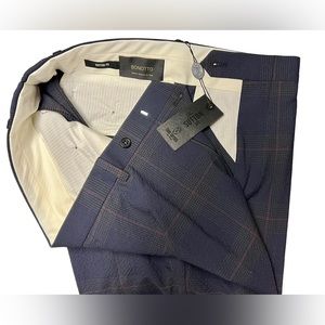 NWT TODD SNYDER MEN’S SIZE 34”W “SUTTON FIT” COTTON BLEND SEERSUCKER TROUSER
